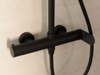 Душевая стойка 2-х функциональная  VSFS-1R0MB цвет черный Vincea