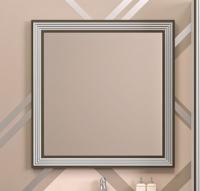 Opadiris Зеркало с подсветкой Z0000004136 836/866/22 КАРАТ 80  Белый глянцевый с серебряной патиной