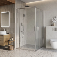 Душевой уголок квадратный  LUCE-A-22-100+20-C-Cr 1200x1200x1950 BelBagno