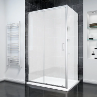Душевой угол раздвижной прямоугольный RV055M-11070-07-C8 1100х700х1950 Цвет профиля Хром Стекло Матовое Veconi