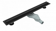 Желоб душевой ESBANO Slim решетка SIDE матовый черный длина 60 см