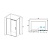 Душевой уголок RGW TO-44 (TO-14 + Z-050-2) прямоугольный  140* 90*195 02074449-11 профиль Хром стекло Прозрачное 8 мм RGW